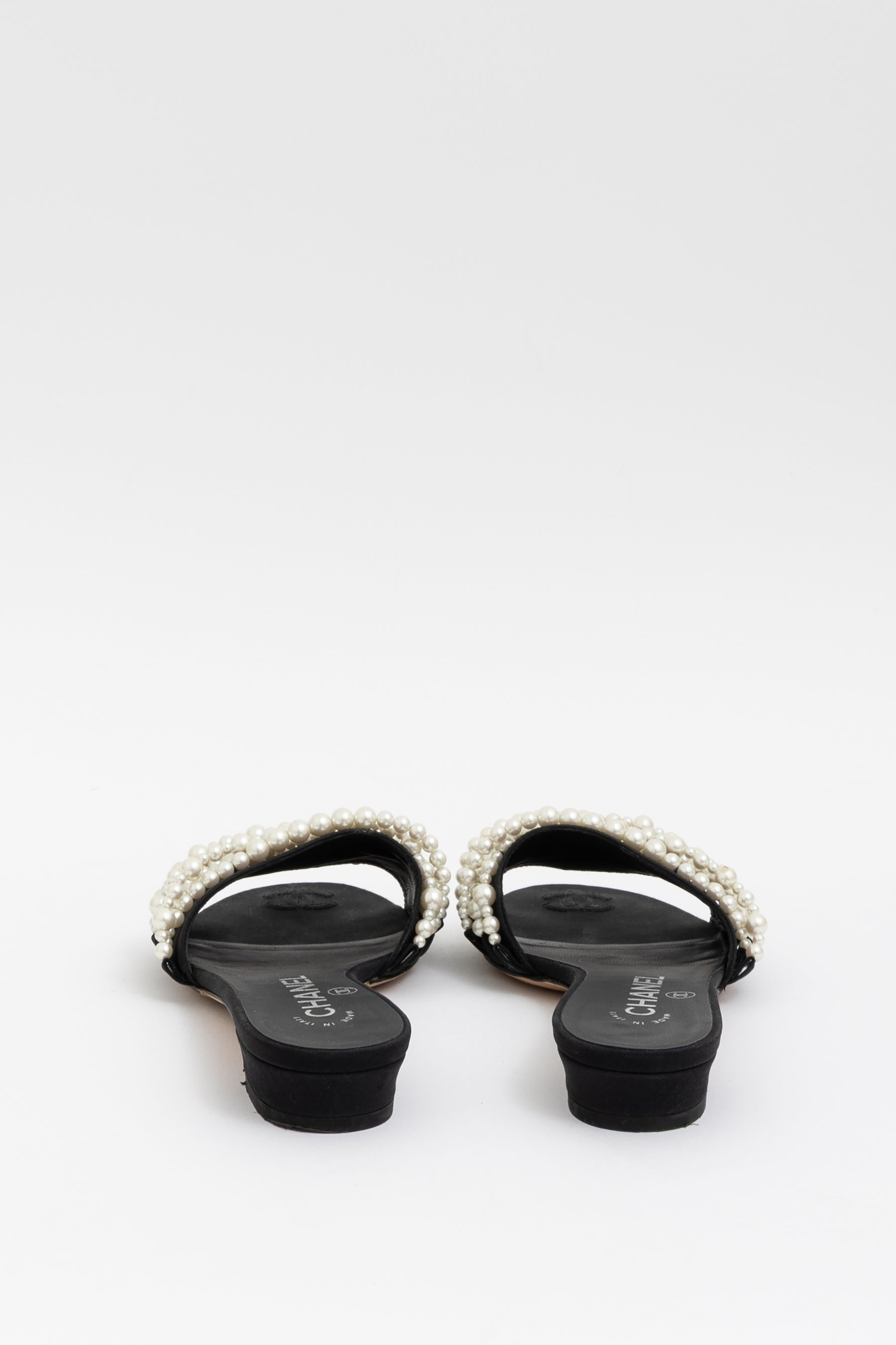 Pearl Embellished Slides