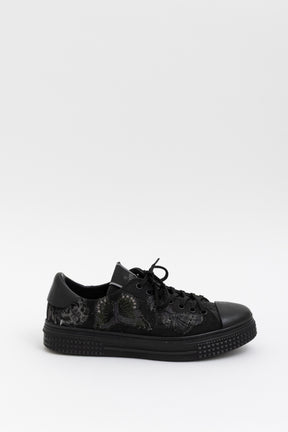 Butterfly Embroidered Sneakers
