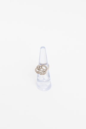 Diamond Fil De Camelia Ring
