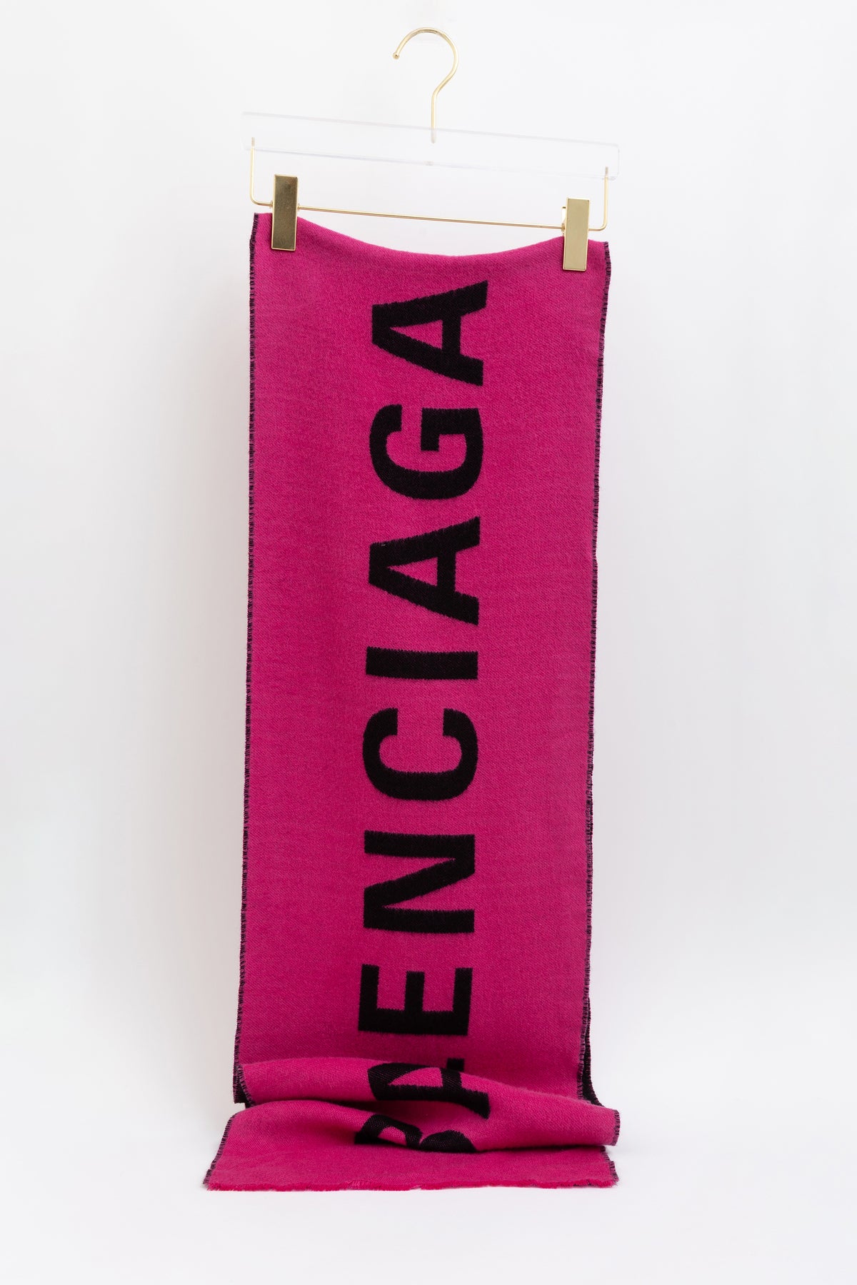 Logo Wool Scarf