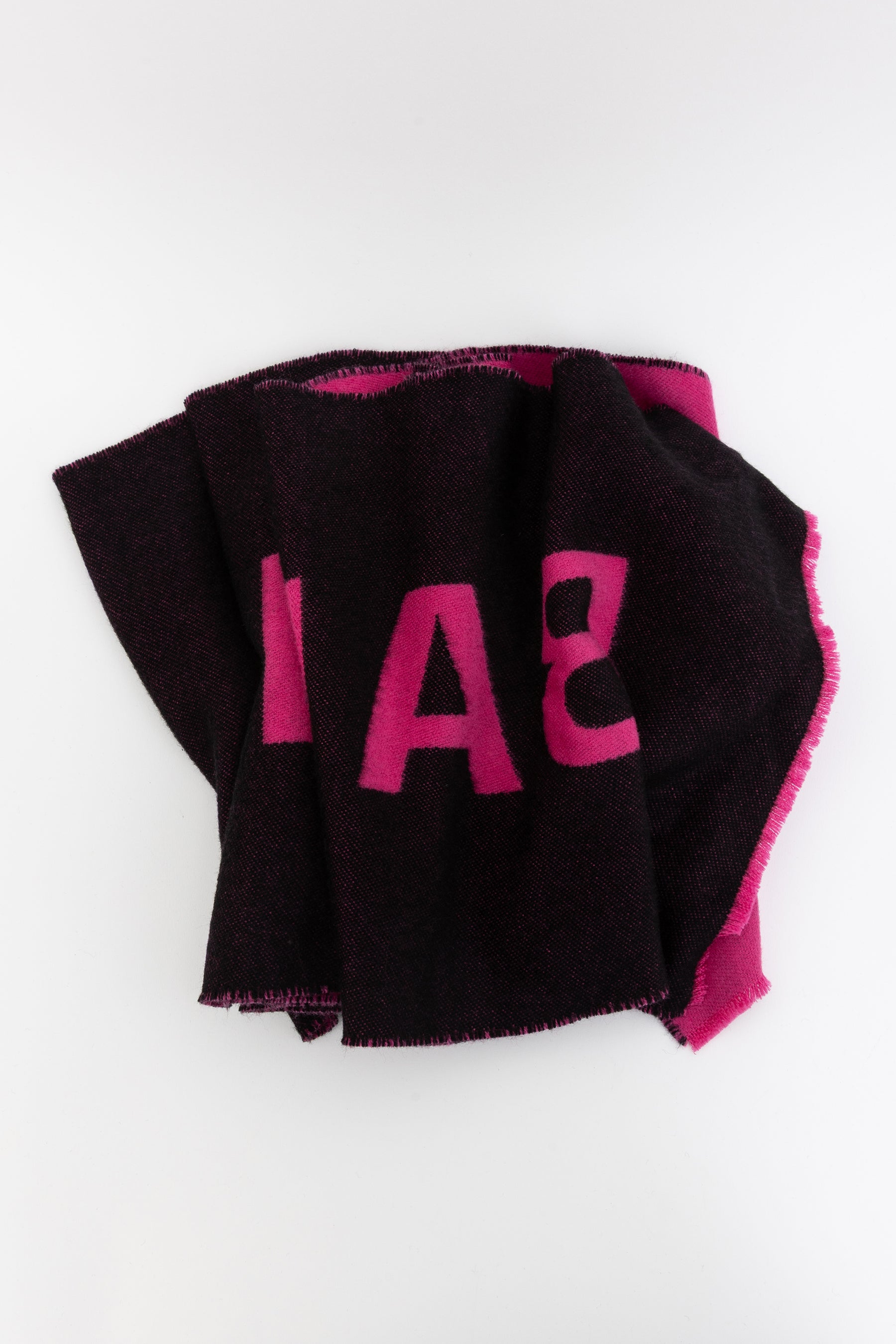 Logo Wool Scarf