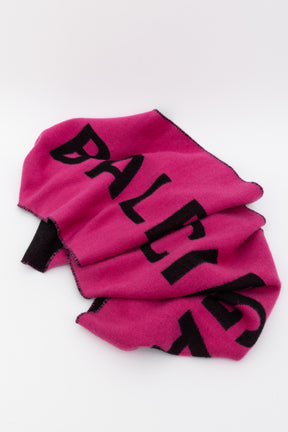Logo Wool Scarf