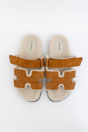 Shearling Chypre Sandals