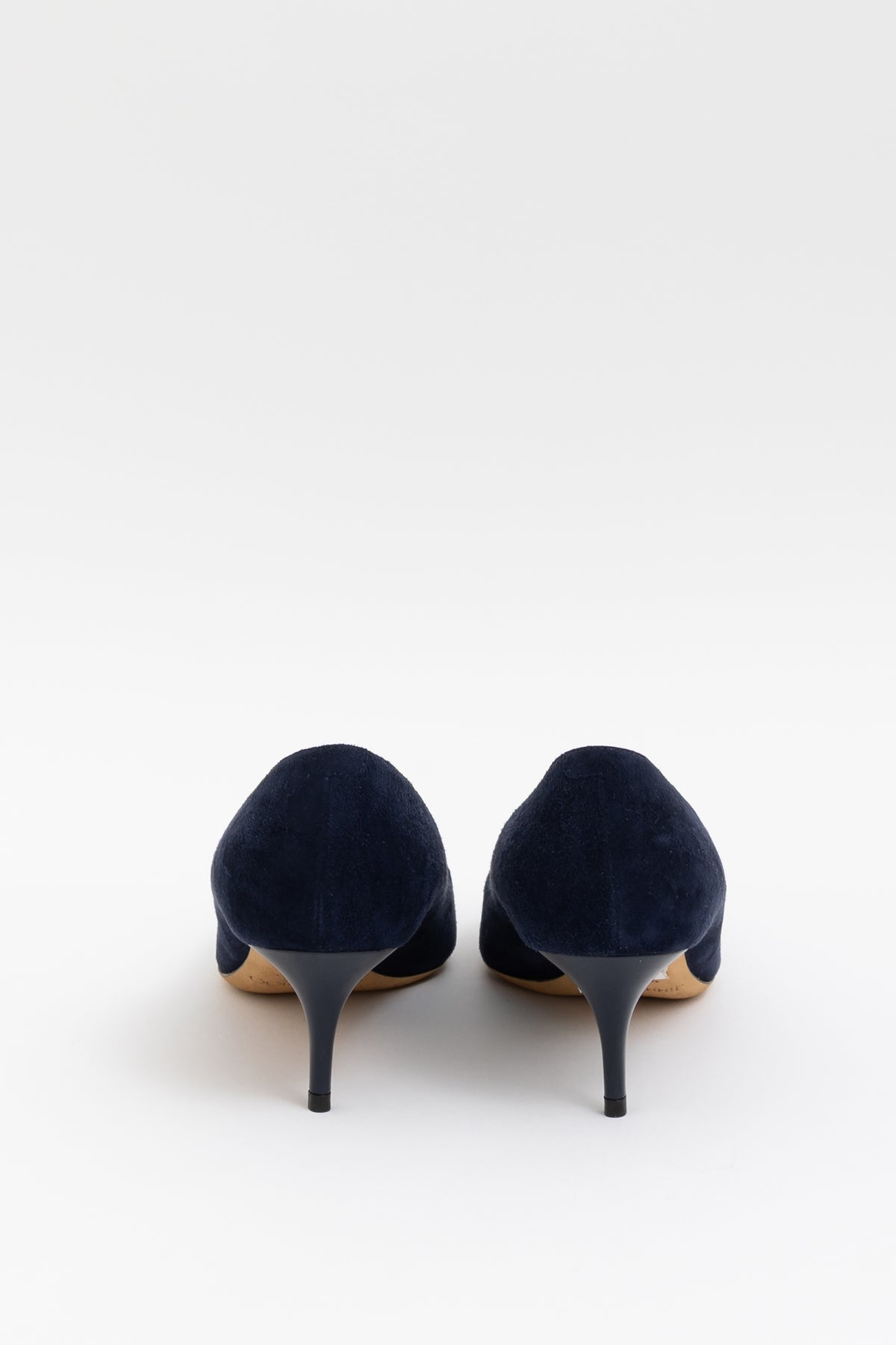 Suede Kitten Heel Pumps
