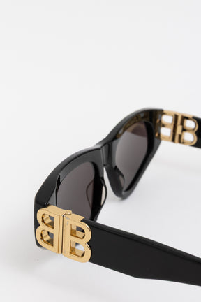 Cat Eye Logo Sunglasses