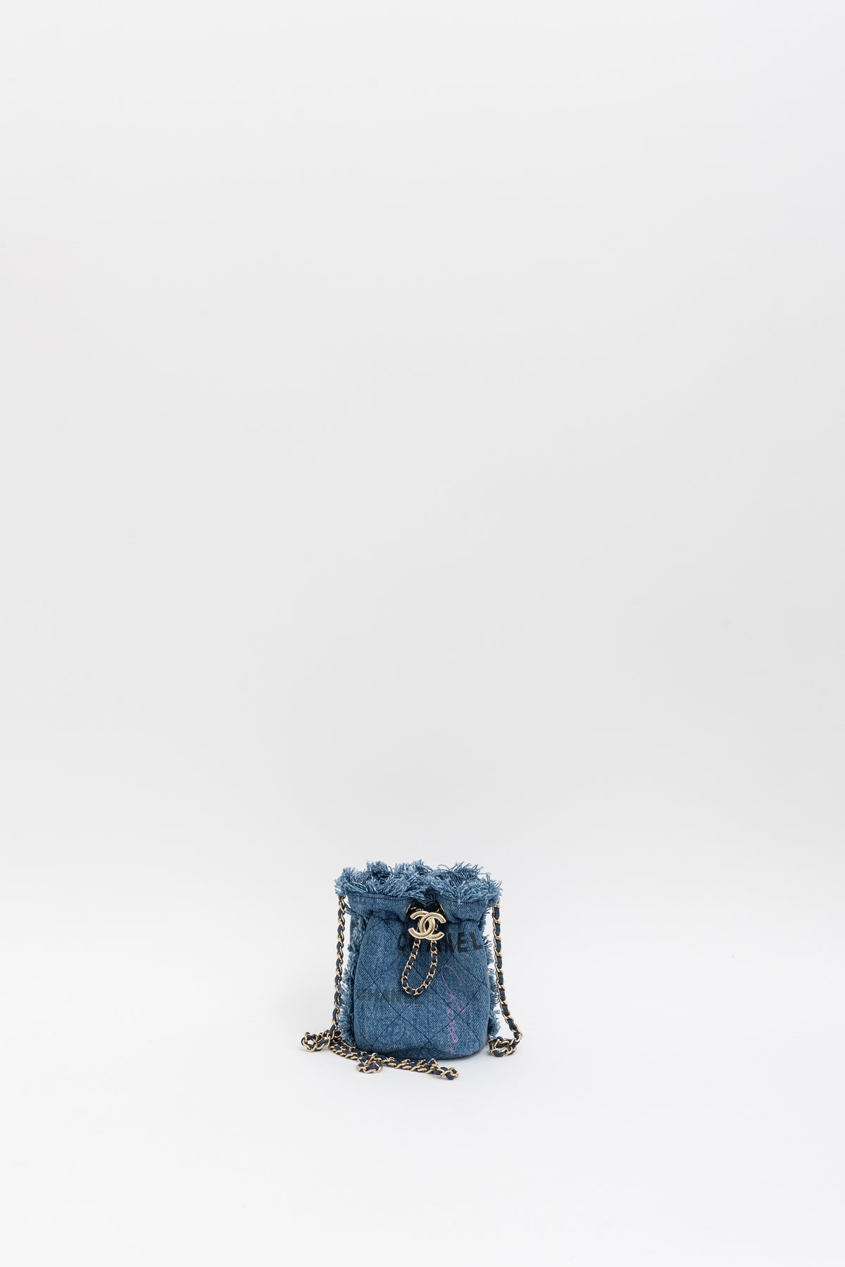Gabrielle Bucket Bag Denim Blue