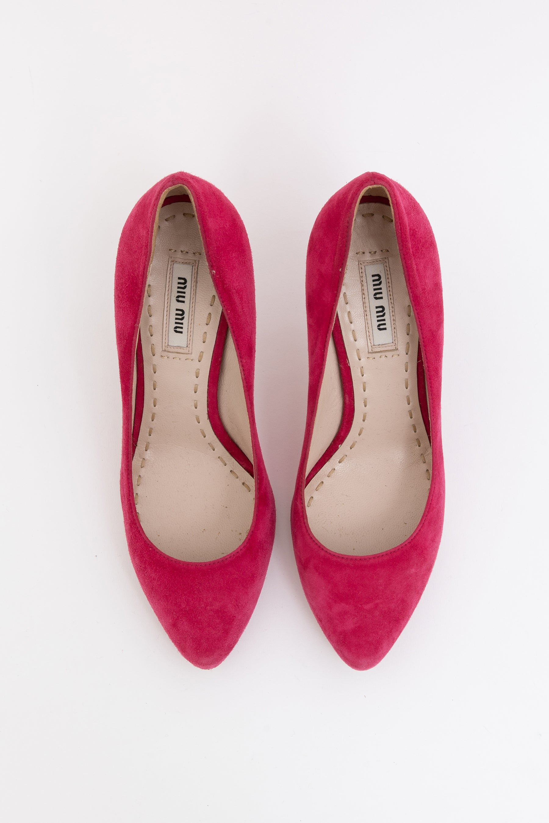 Suede Pumps