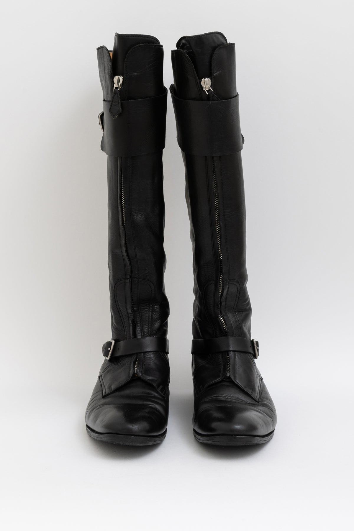 Zipped Front Riding Boot