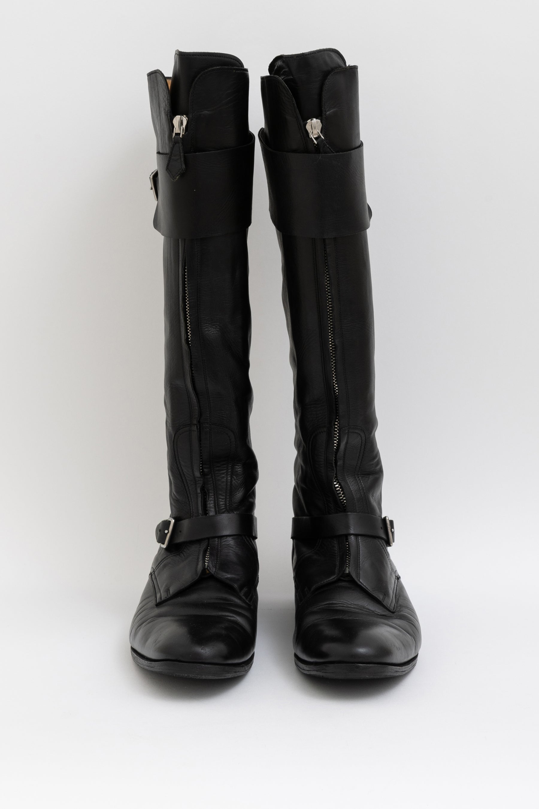 Zipped Front Riding Boot