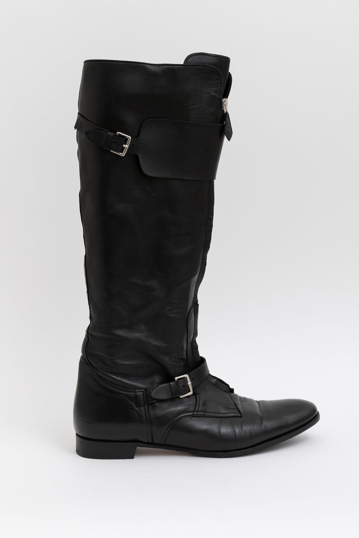 Zipped Front Riding Boot