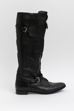 Zipped Front Riding Boot