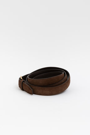Suede Double Wrap Belt