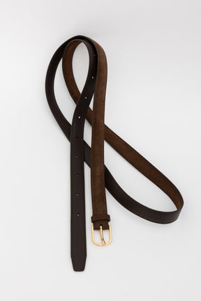 Suede Double Wrap Belt