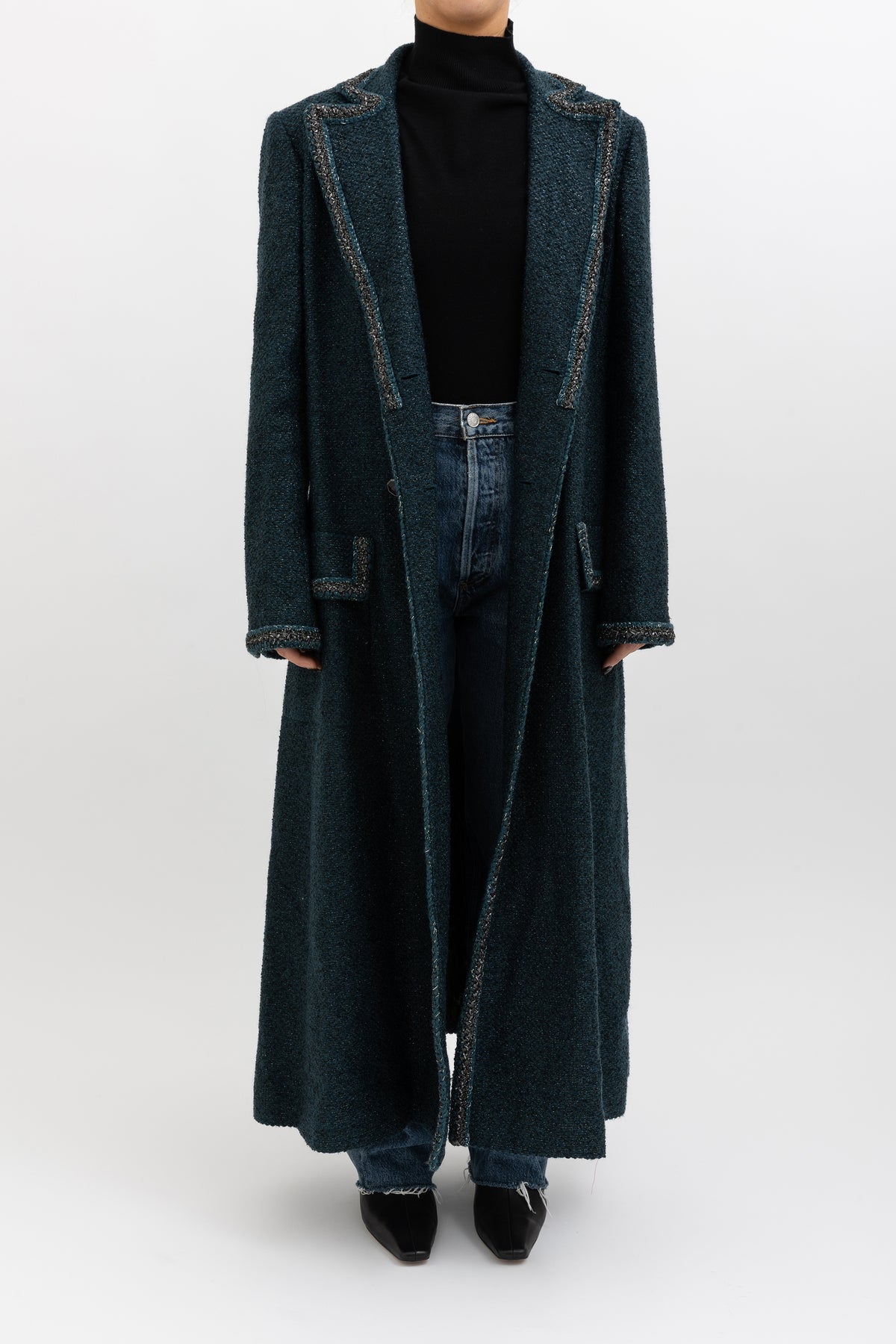 Lurex Wool Coat
