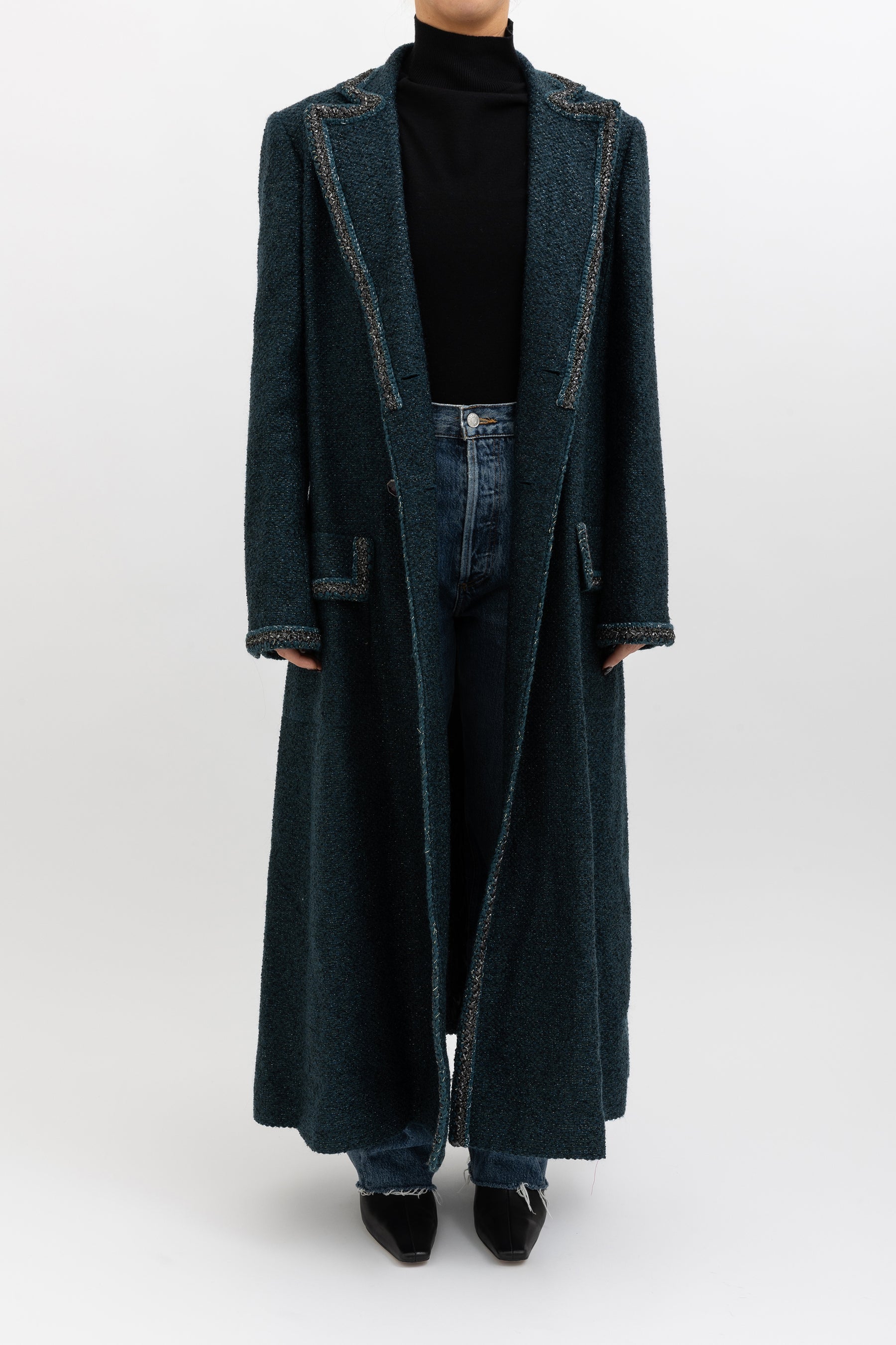 Lurex Wool Coat
