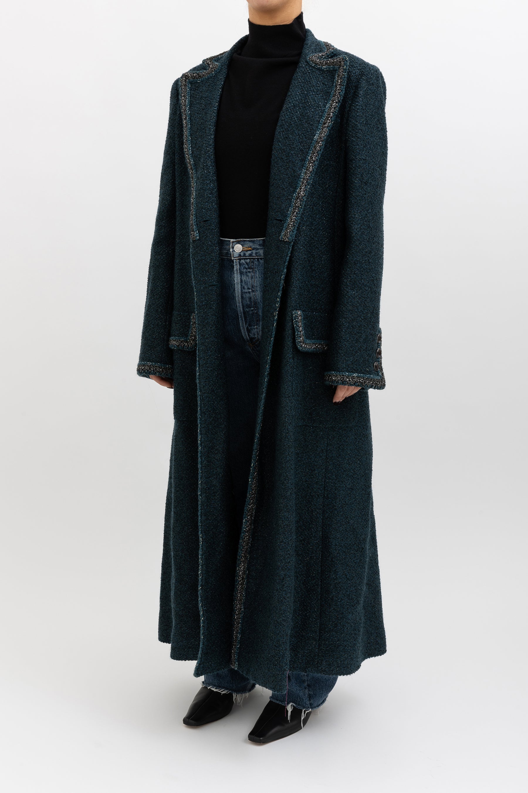 Lurex Wool Coat