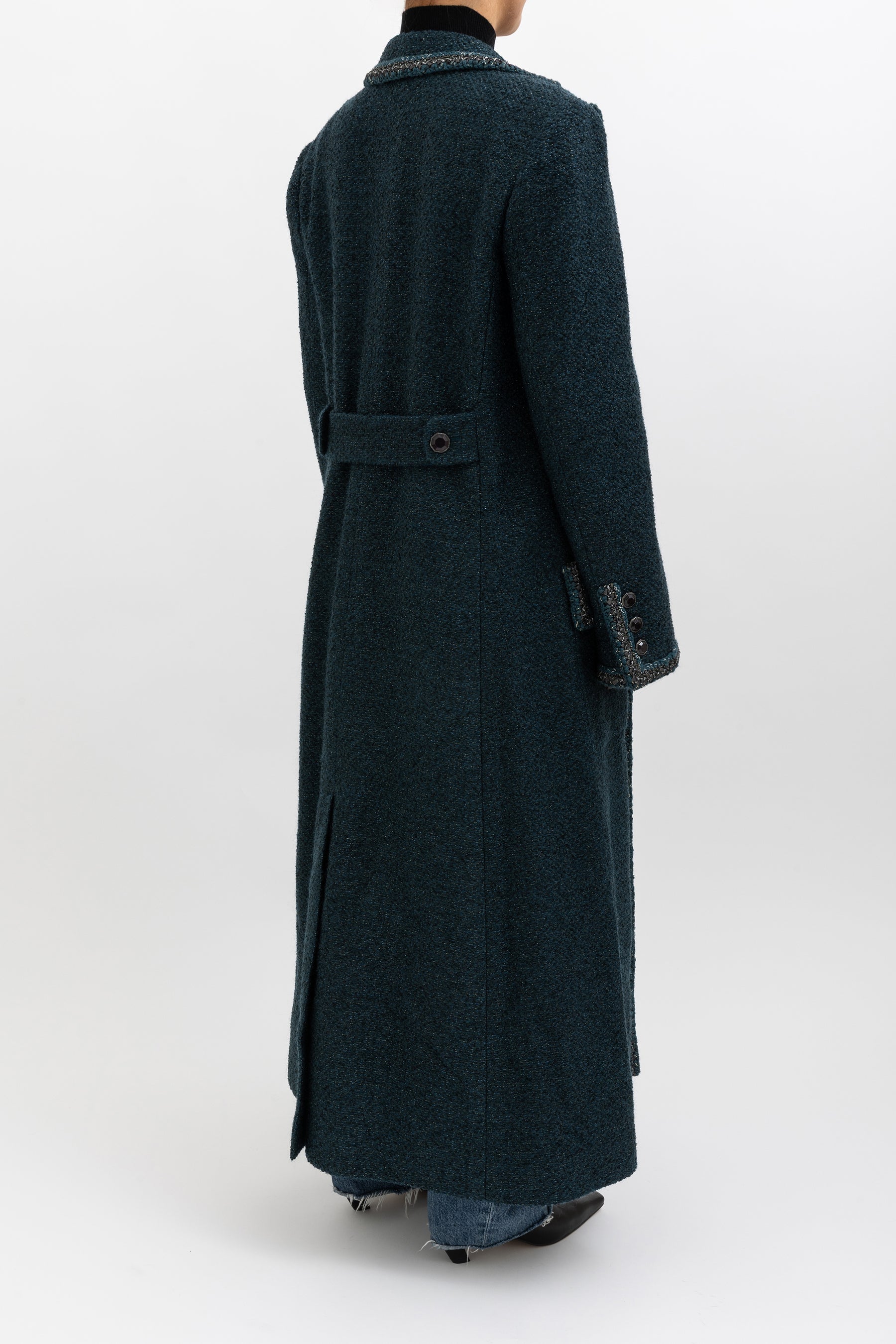 Lurex Wool Coat