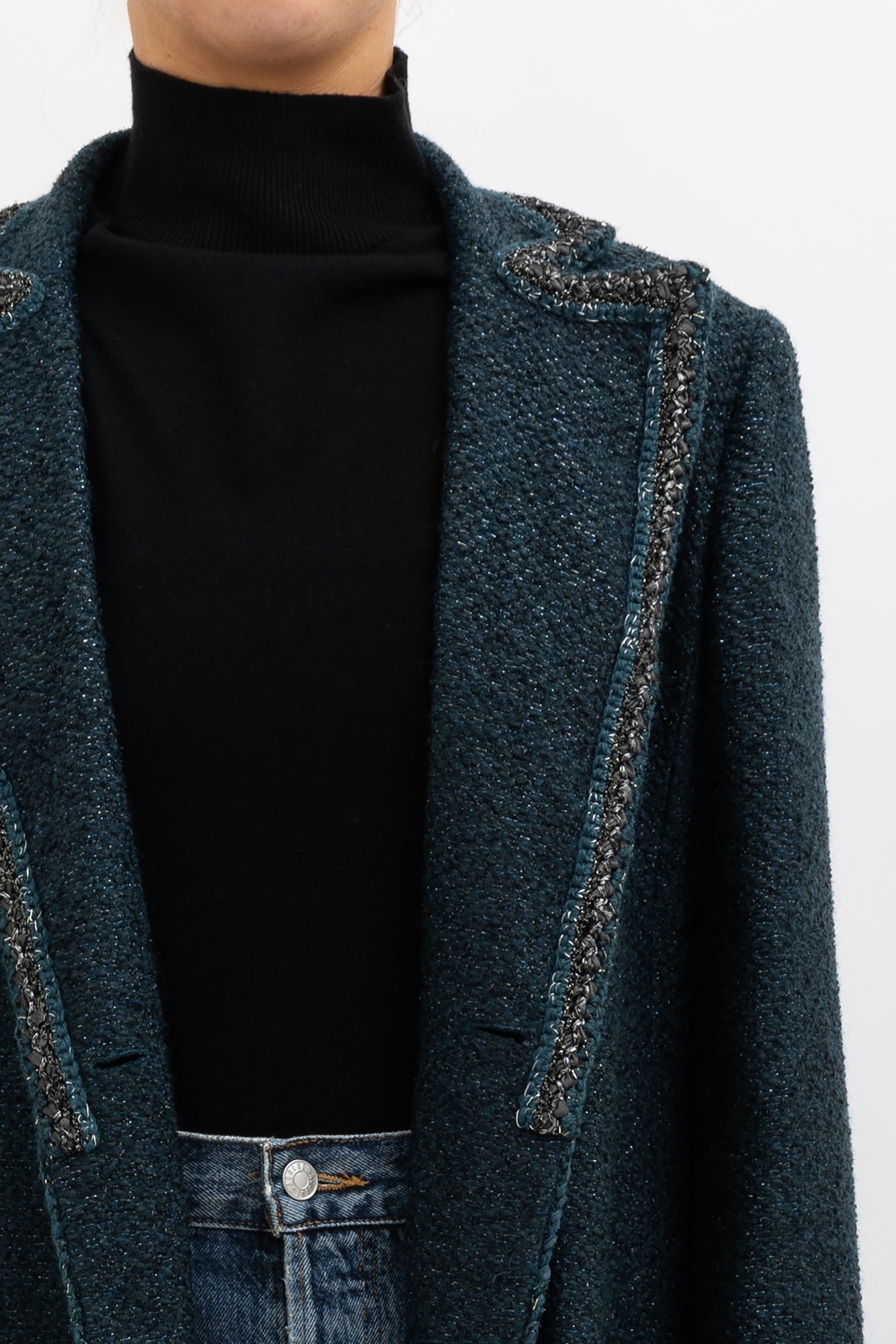 Lurex Wool Coat