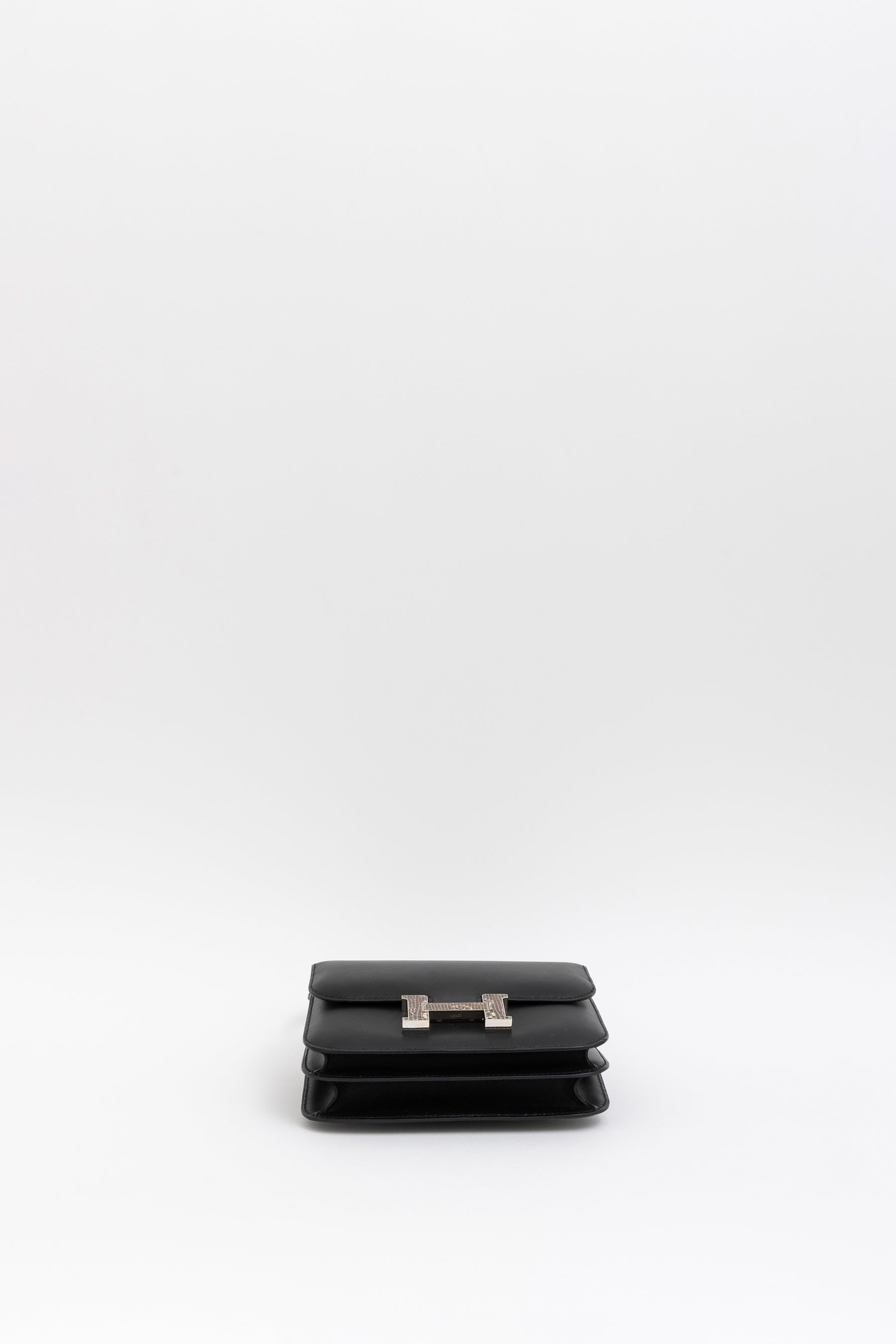 111 Mini Veau Monsieur Lizard Buckle Bag