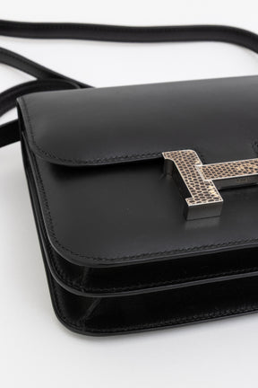 111 Mini Veau Monsieur Lizard Buckle Bag