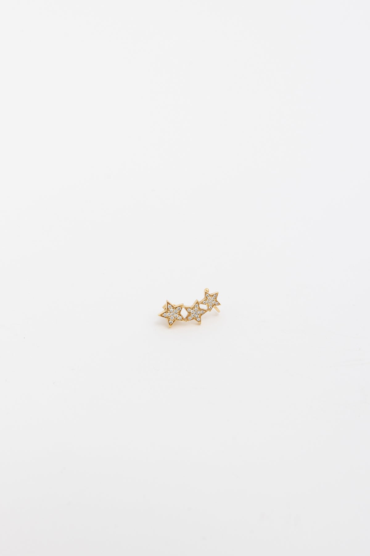 Stasia Triple Star Diamond Ear Cuff