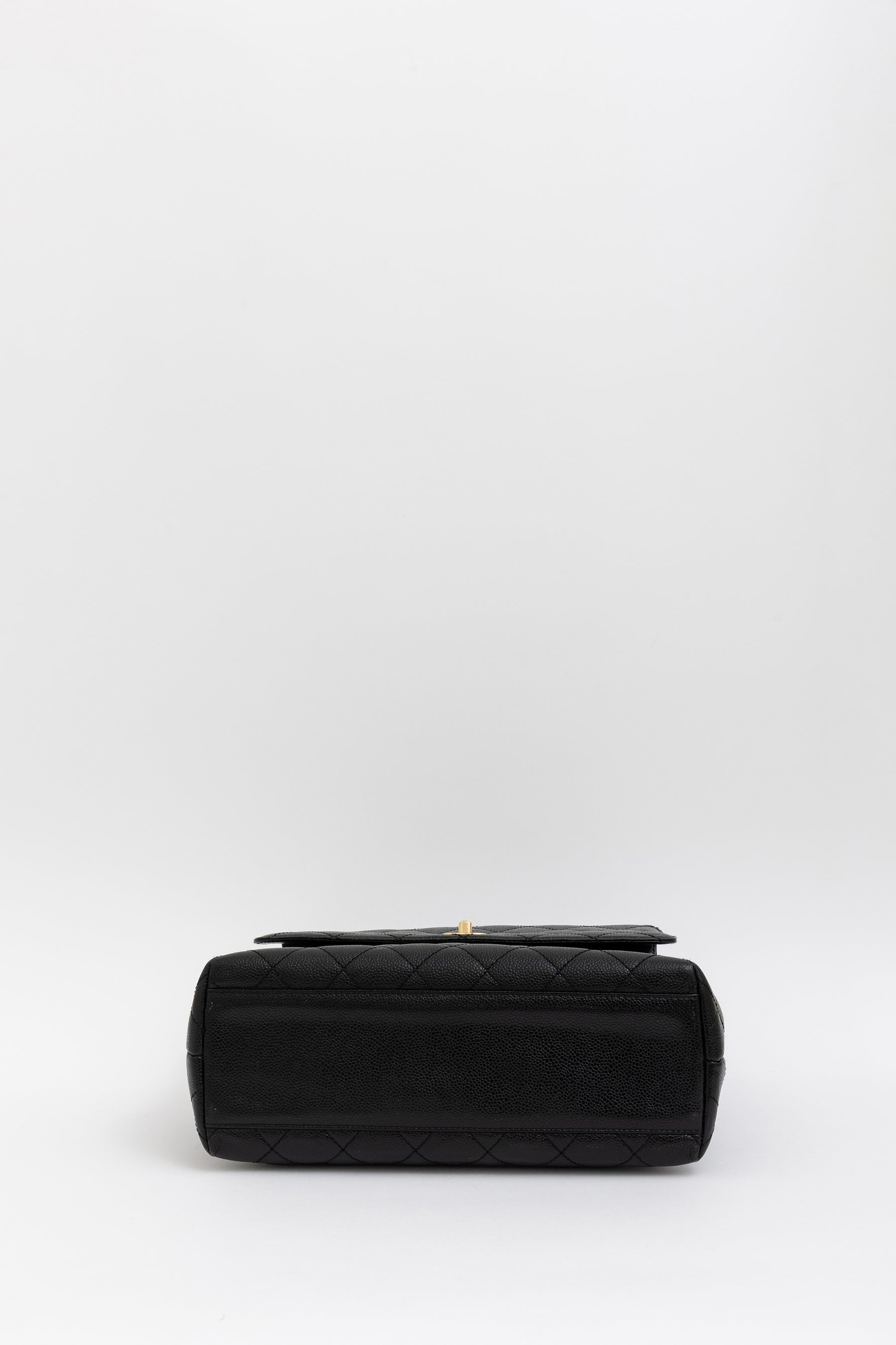 Quilted Caviar Leather Kelly Bag