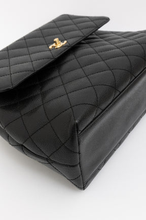 Quilted Caviar Leather Kelly Bag