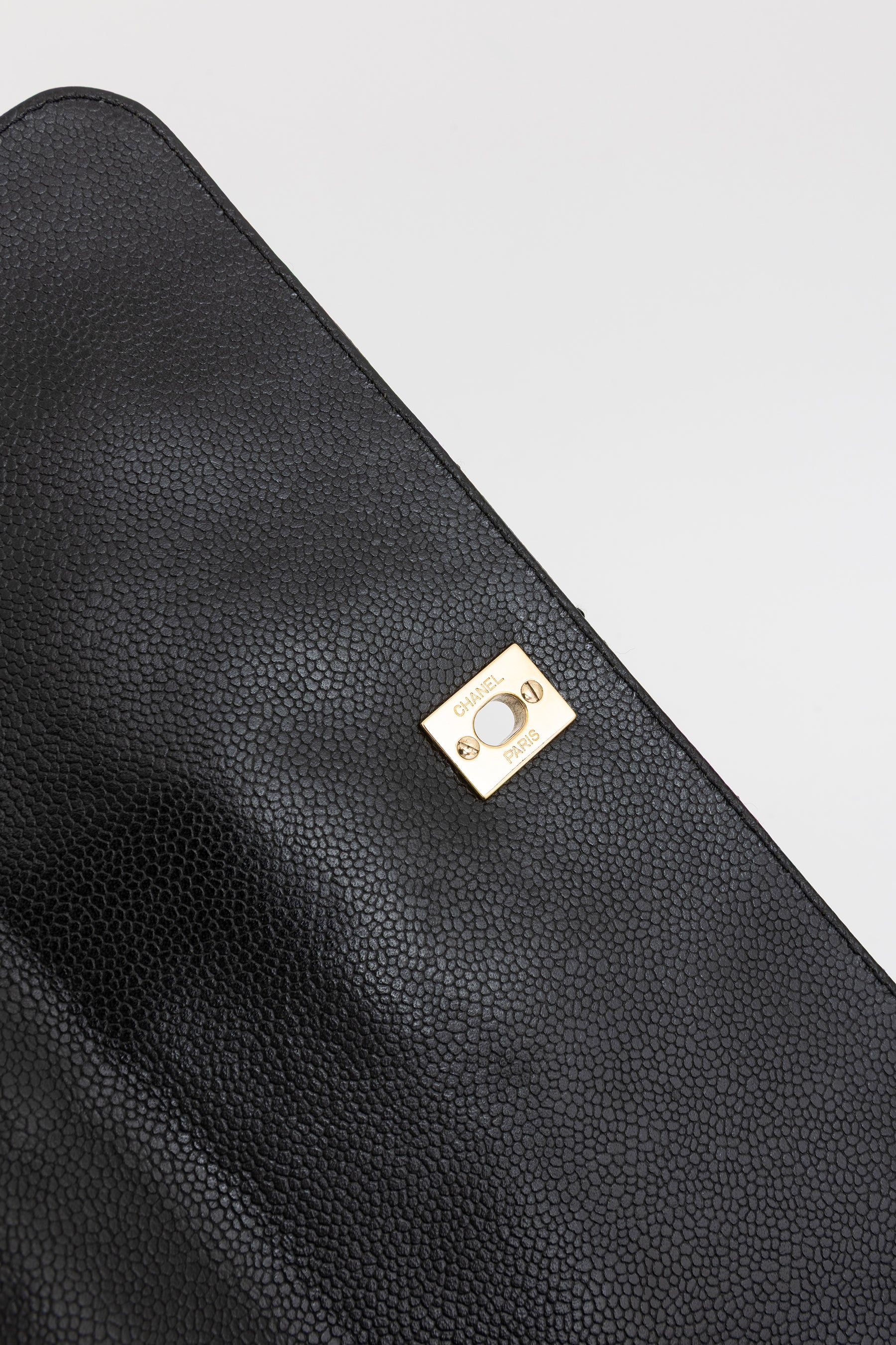 Quilted Caviar Leather Kelly Bag