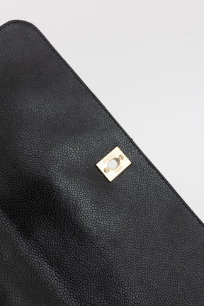 Quilted Caviar Leather Kelly Bag