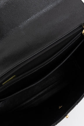 Quilted Caviar Leather Kelly Bag