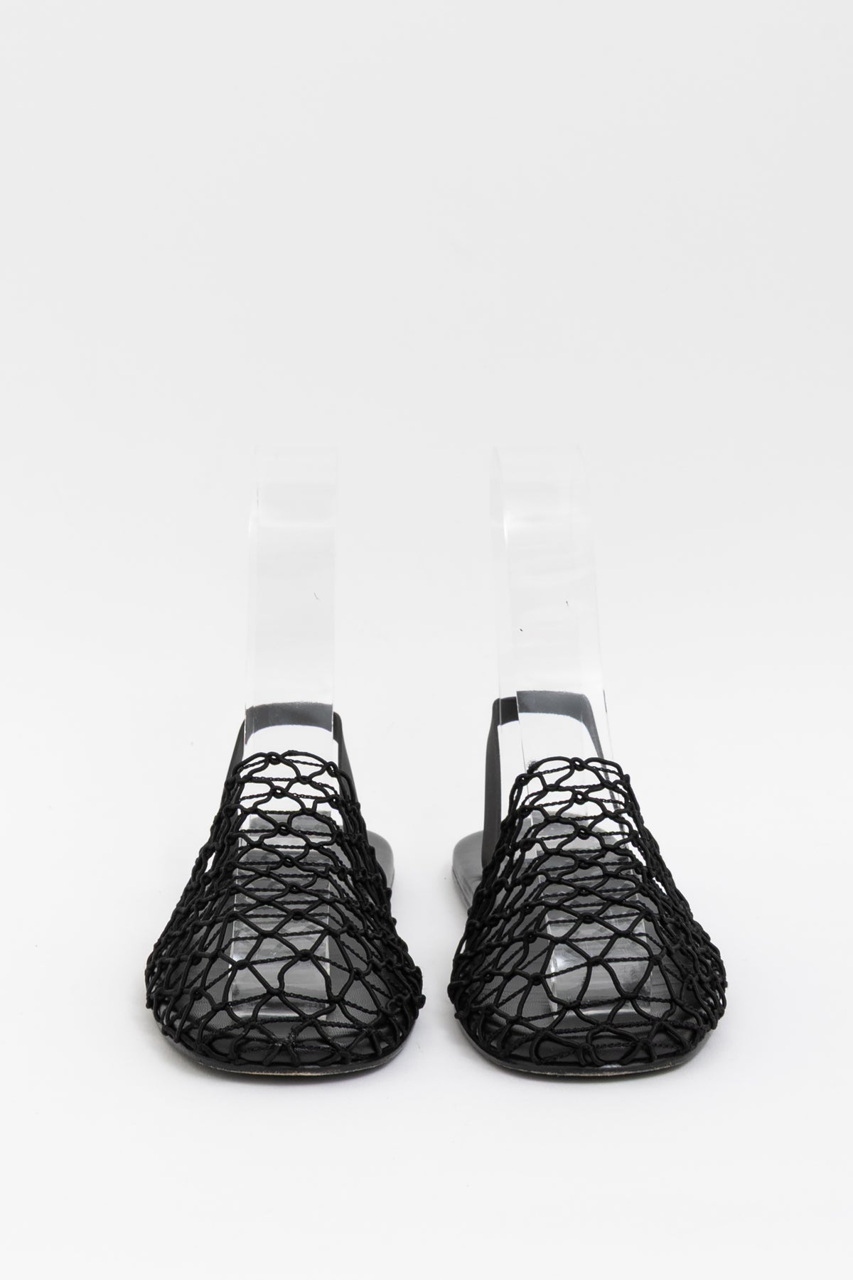 Net Slingback Flats