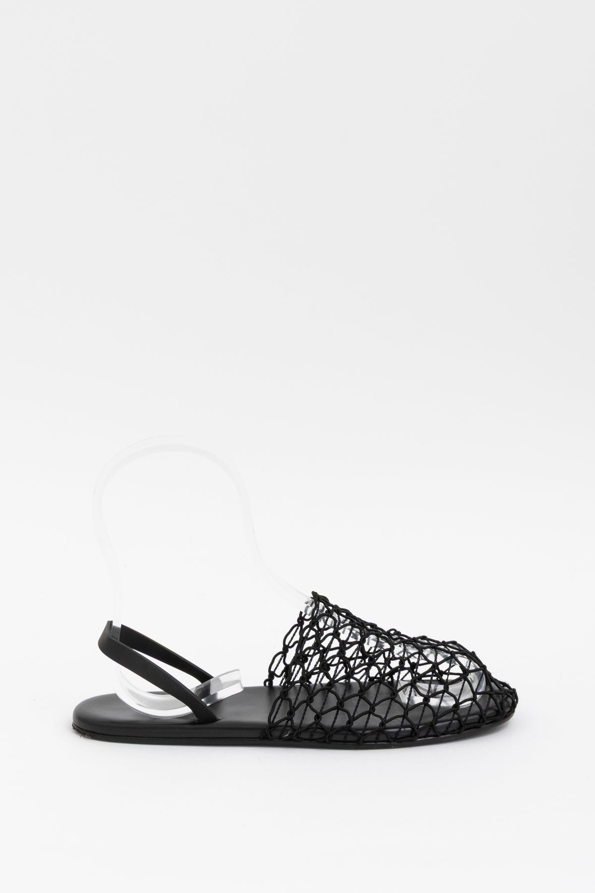 Net Slingback Flats