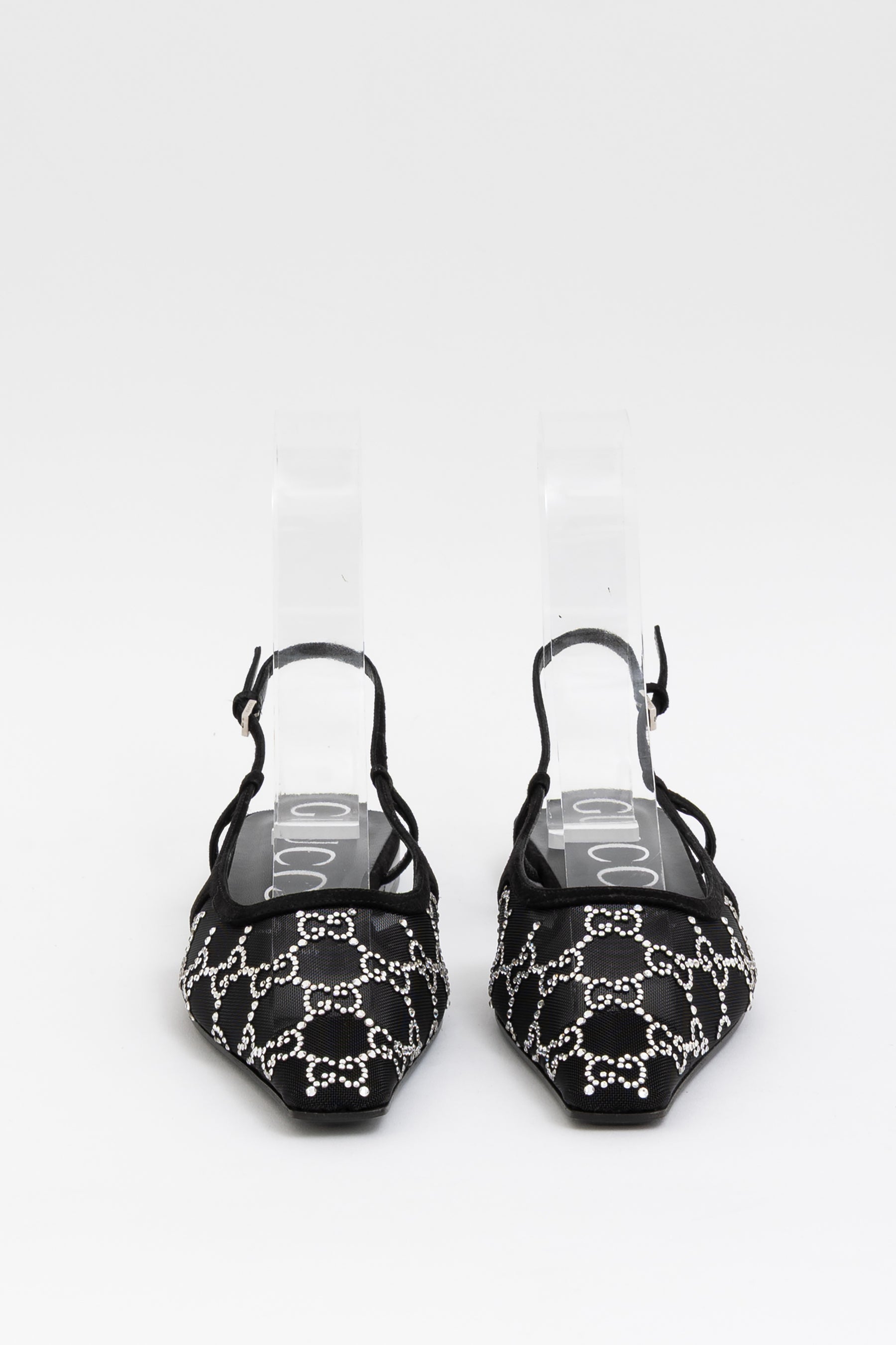 Crystal Embellished Slingbacks