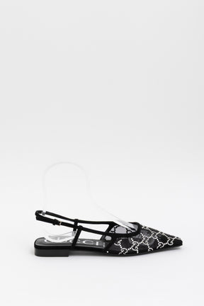 Crystal Embellished Slingbacks