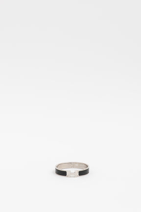 Clic H Bracelet Silver Black, GM