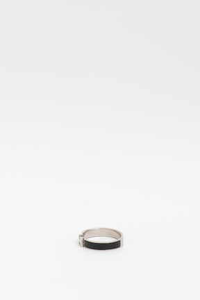 Clic H Bracelet Silver Black, GM
