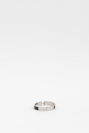 Clic H Bracelet Silver Black, GM