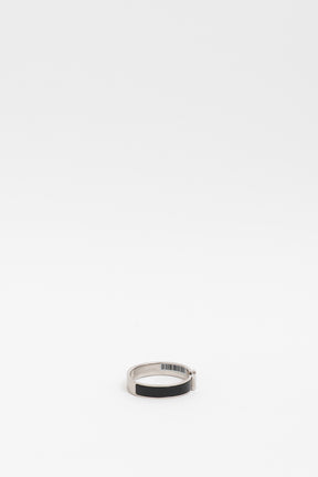 Clic H Bracelet Silver Black, GM