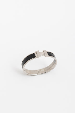 Clic H Bracelet Silver Black, GM