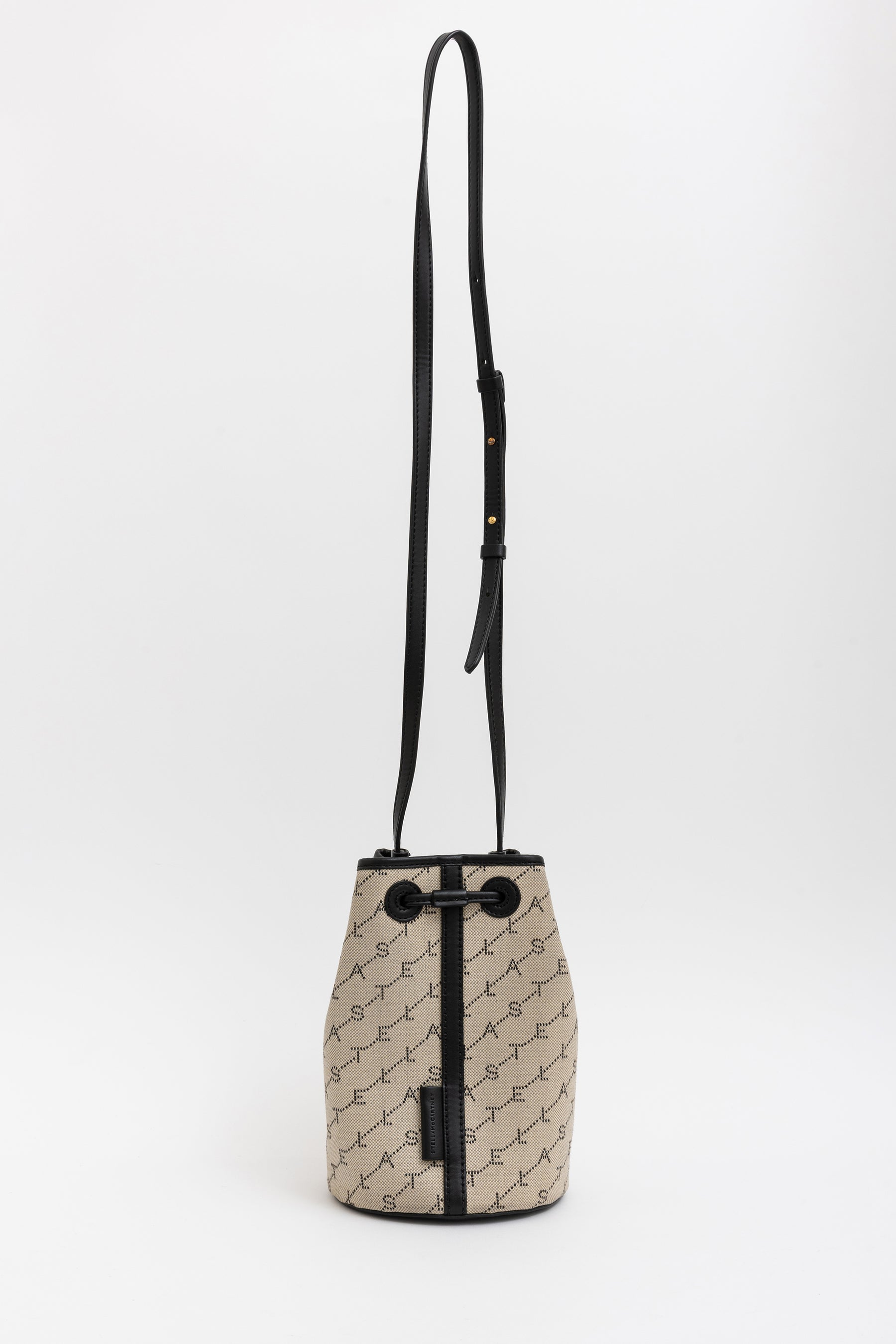 Monogram Denim Mini Bucket Bag