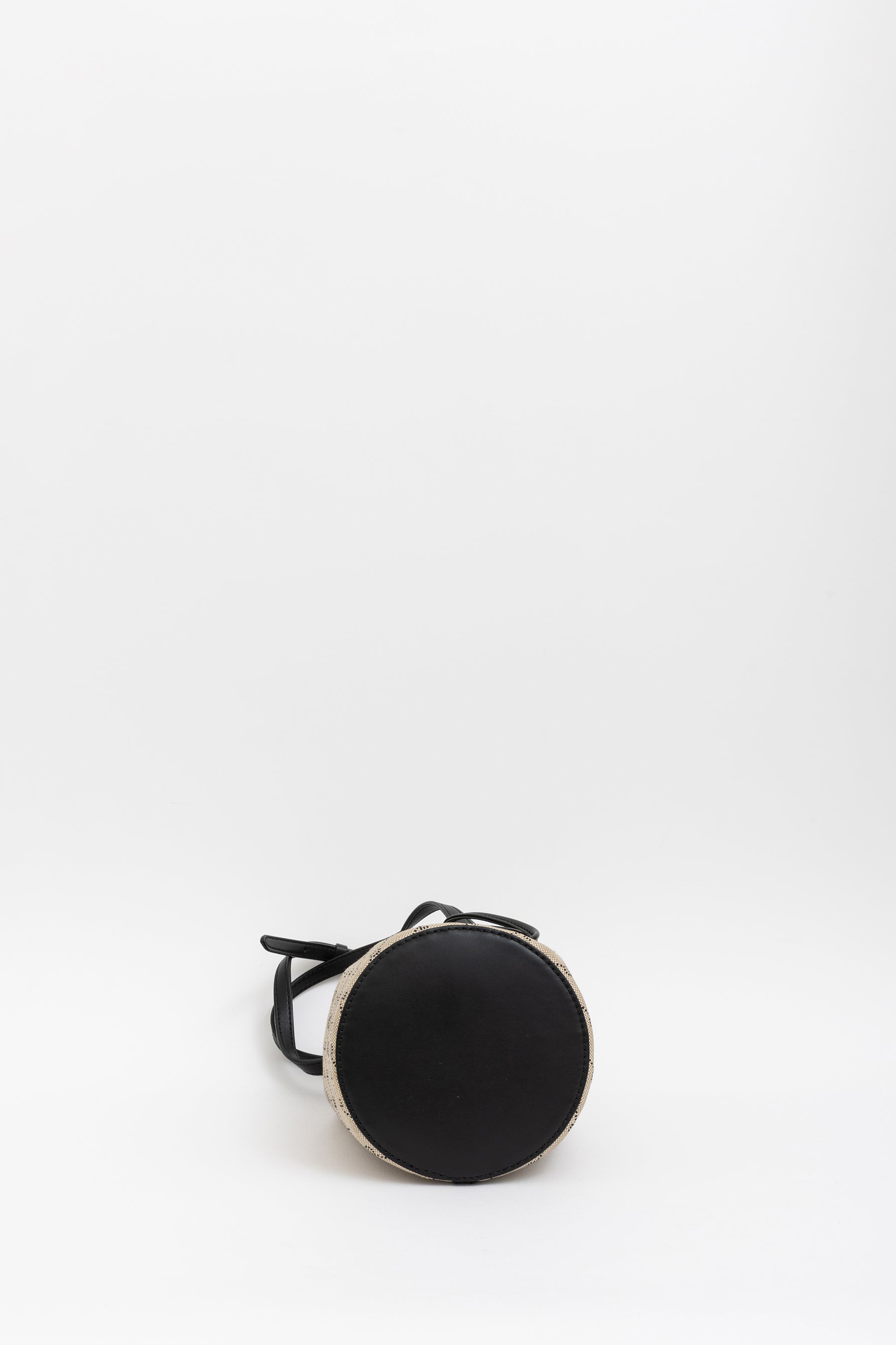 Monogram Denim Mini Bucket Bag