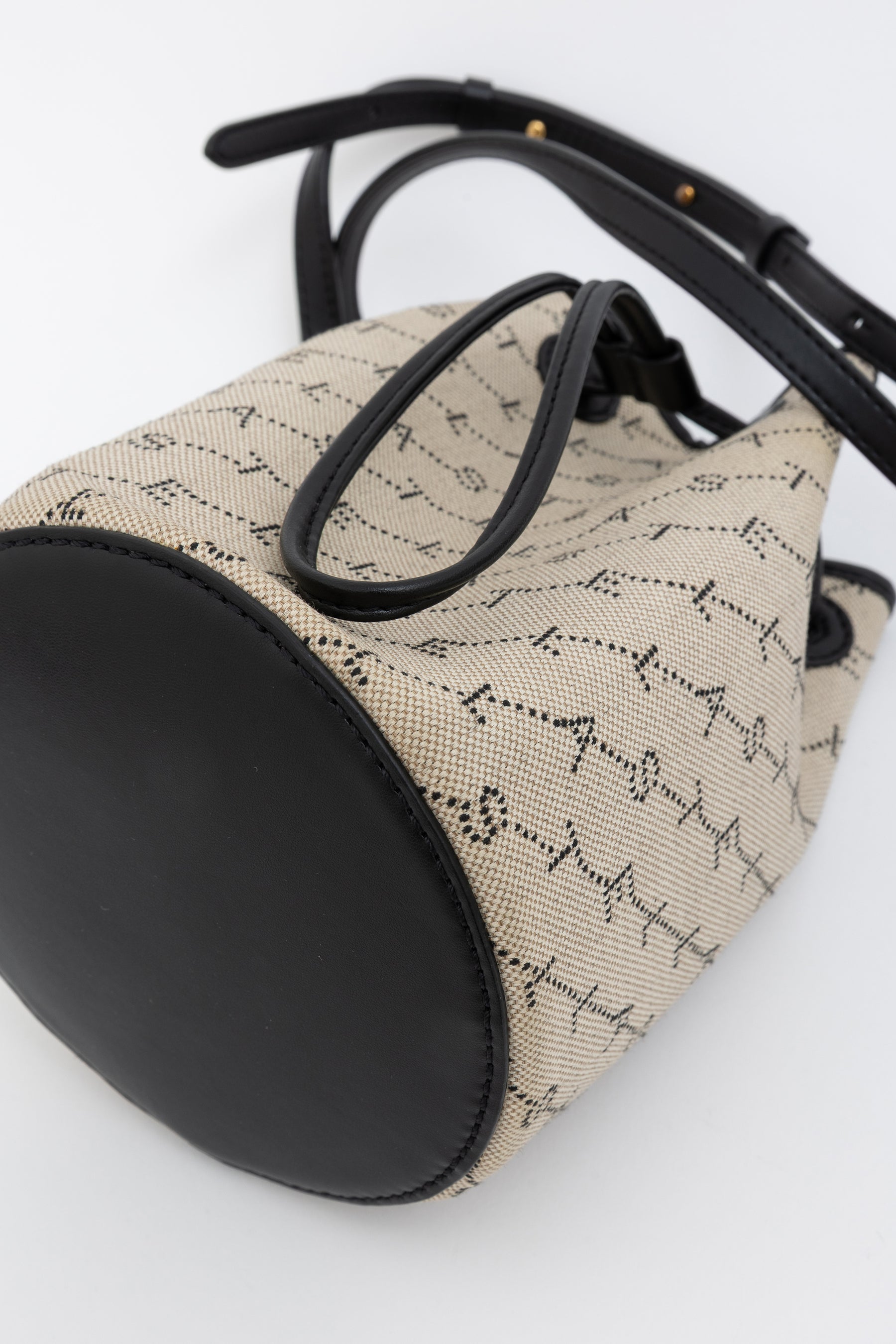 Monogram Denim Mini Bucket Bag