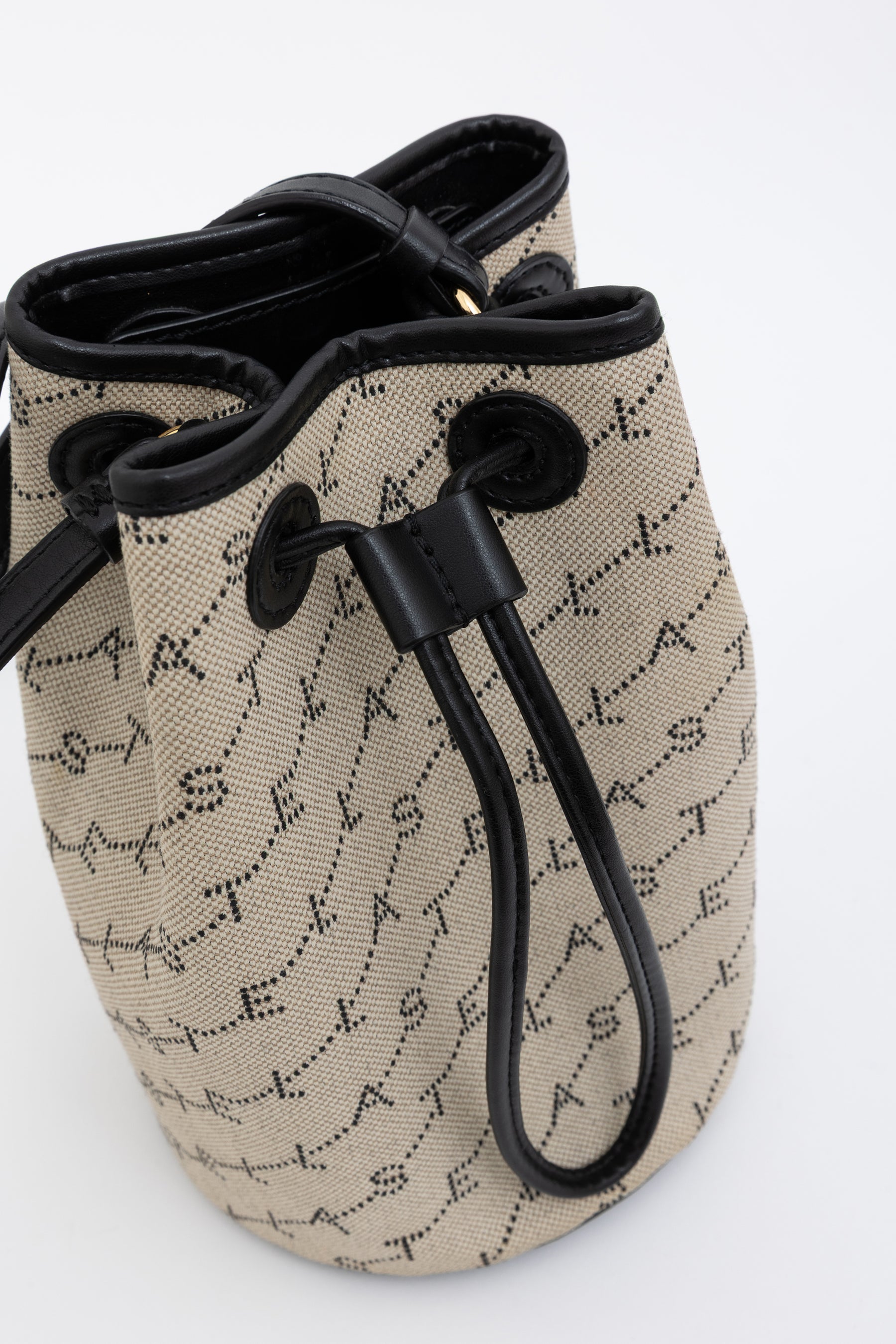 Monogram Denim Mini Bucket Bag