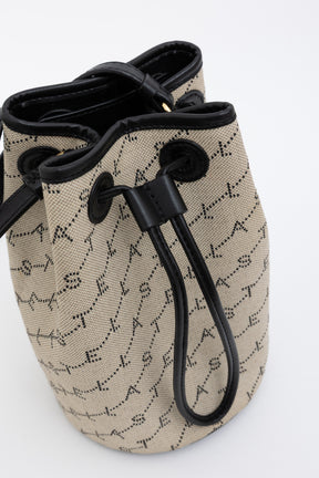 Monogram Denim Mini Bucket Bag