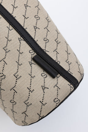 Monogram Denim Mini Bucket Bag