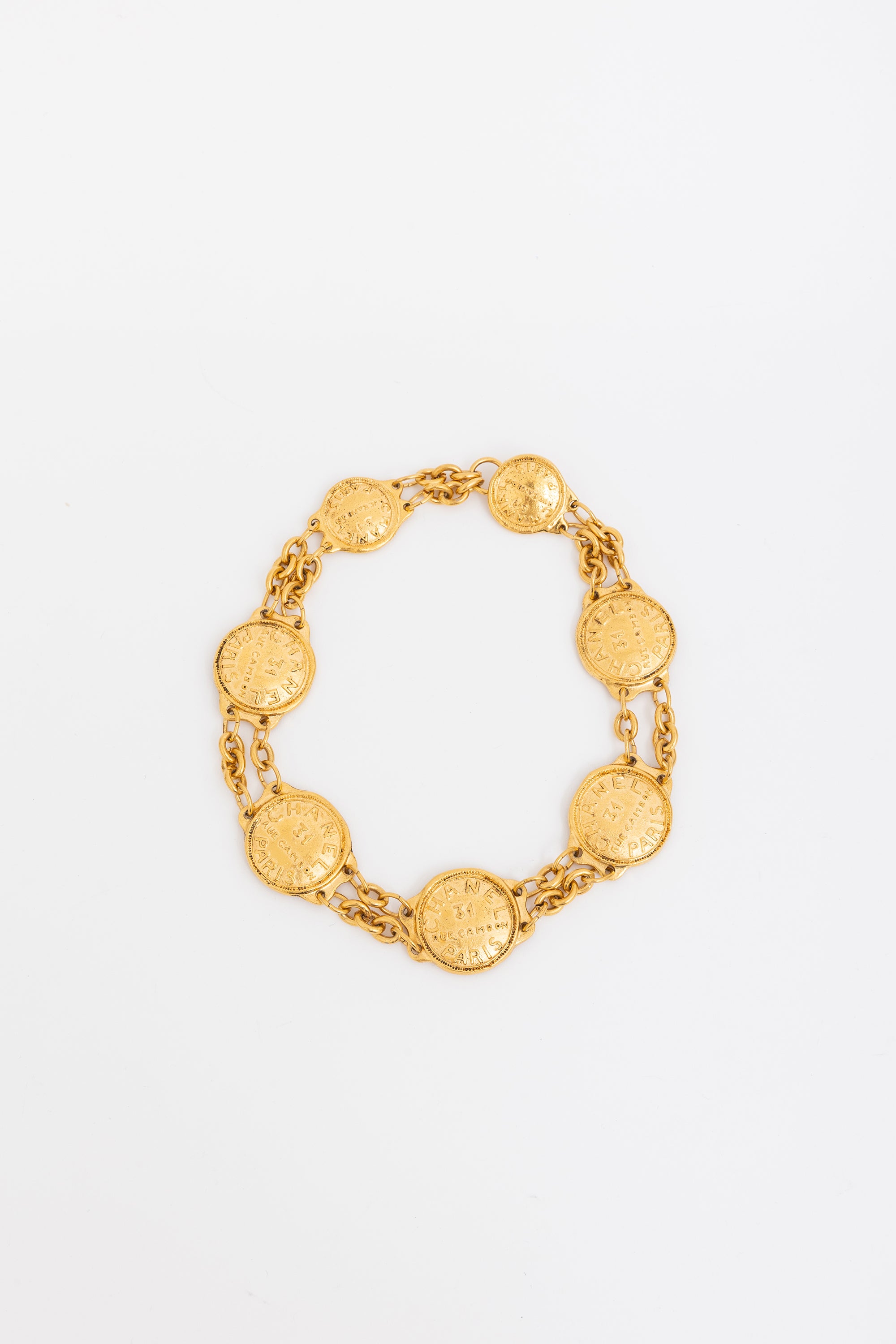 "Rue Cambon" Vintage Short Necklace Gold