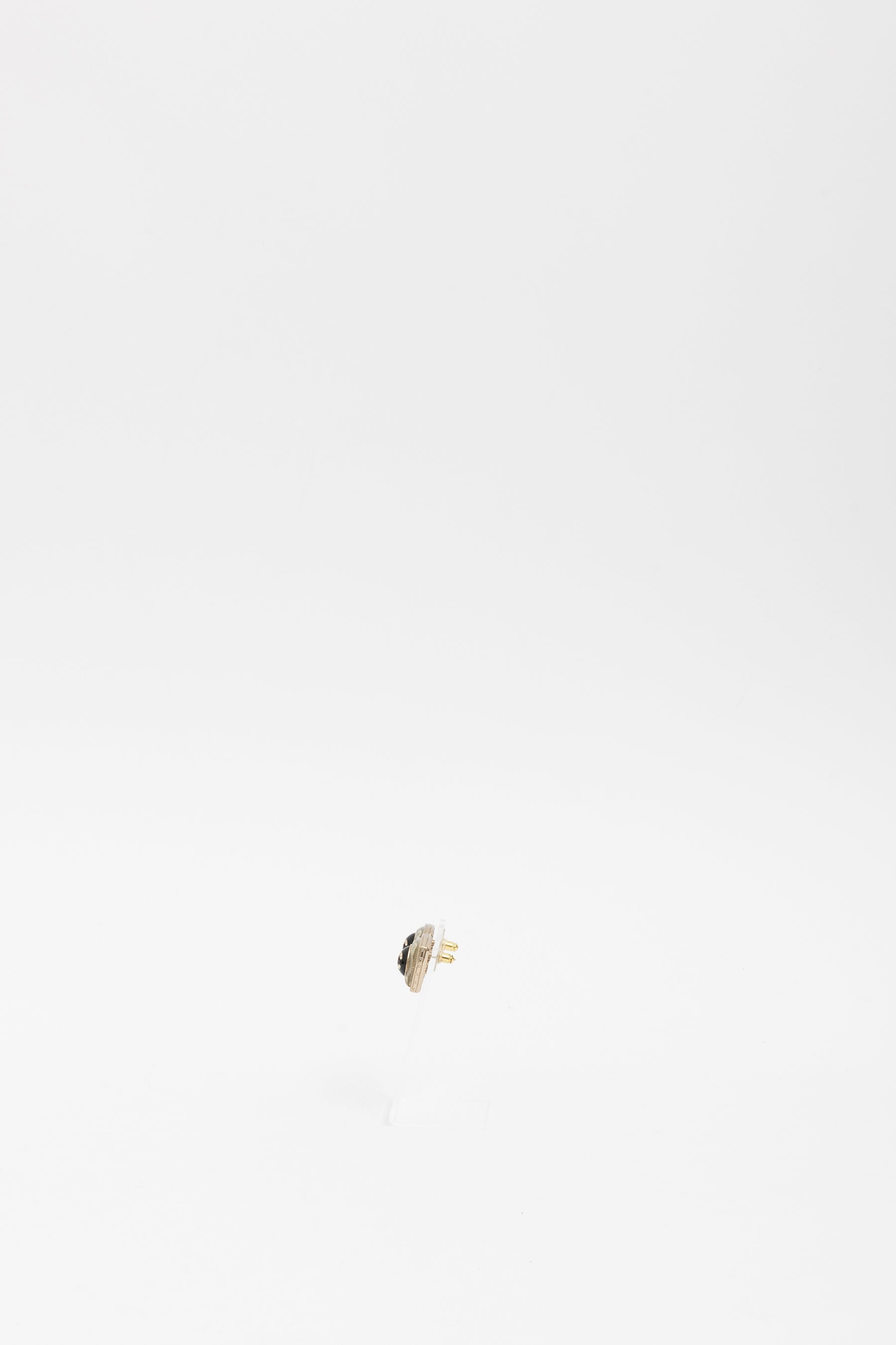 Square Logo Stud Earrings