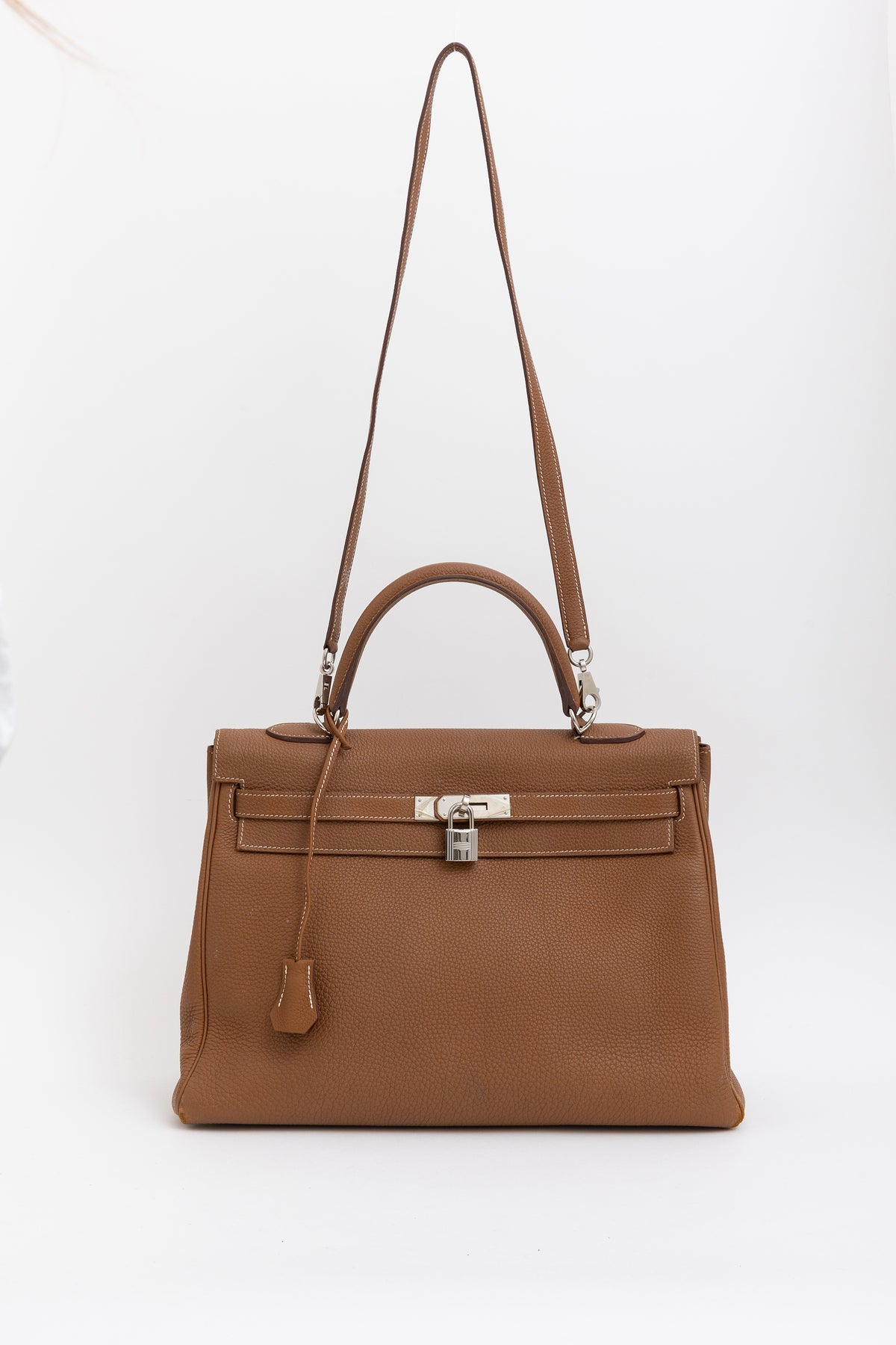 Gold Togo Leather Kelly 35