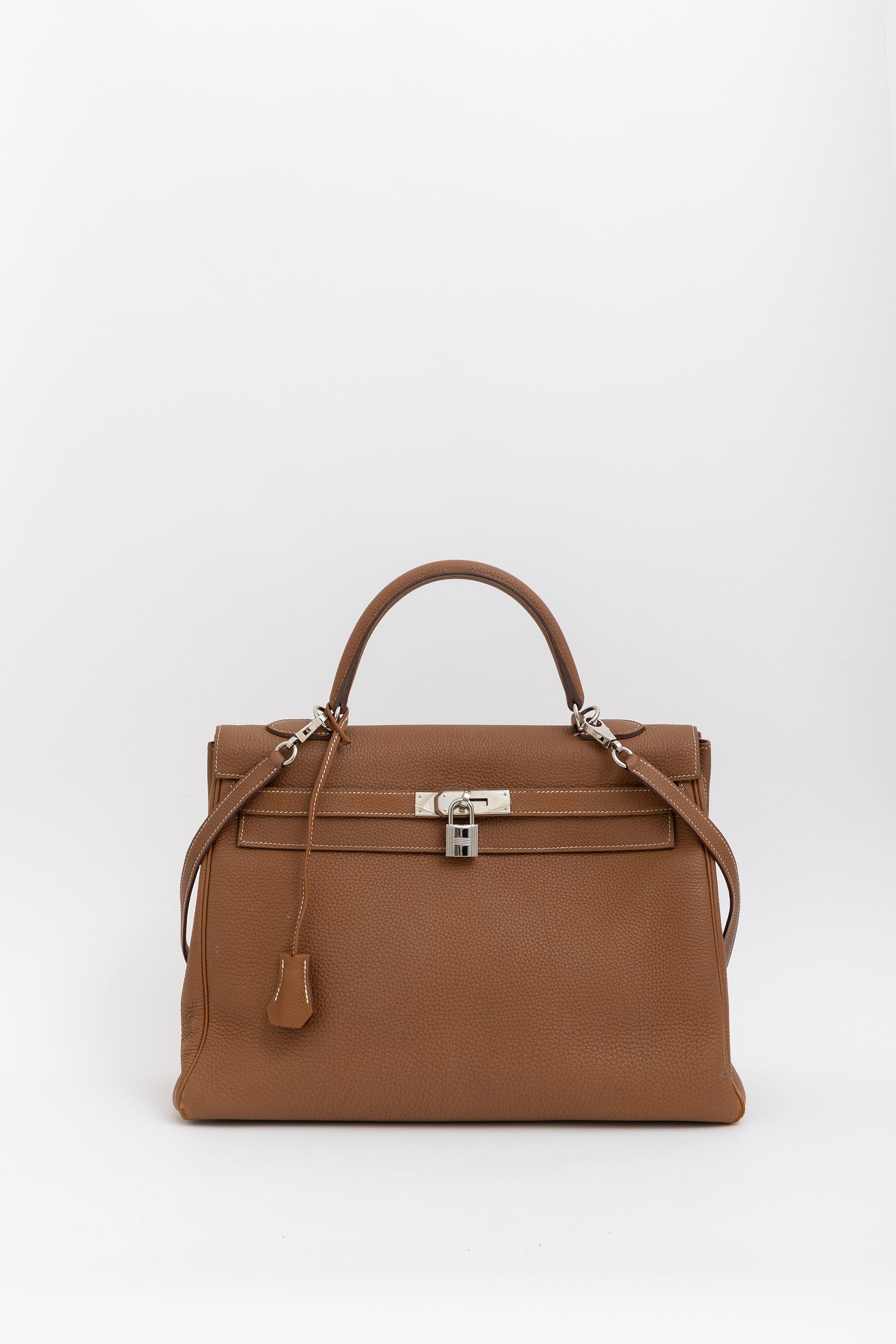 Gold Togo Leather Kelly 35