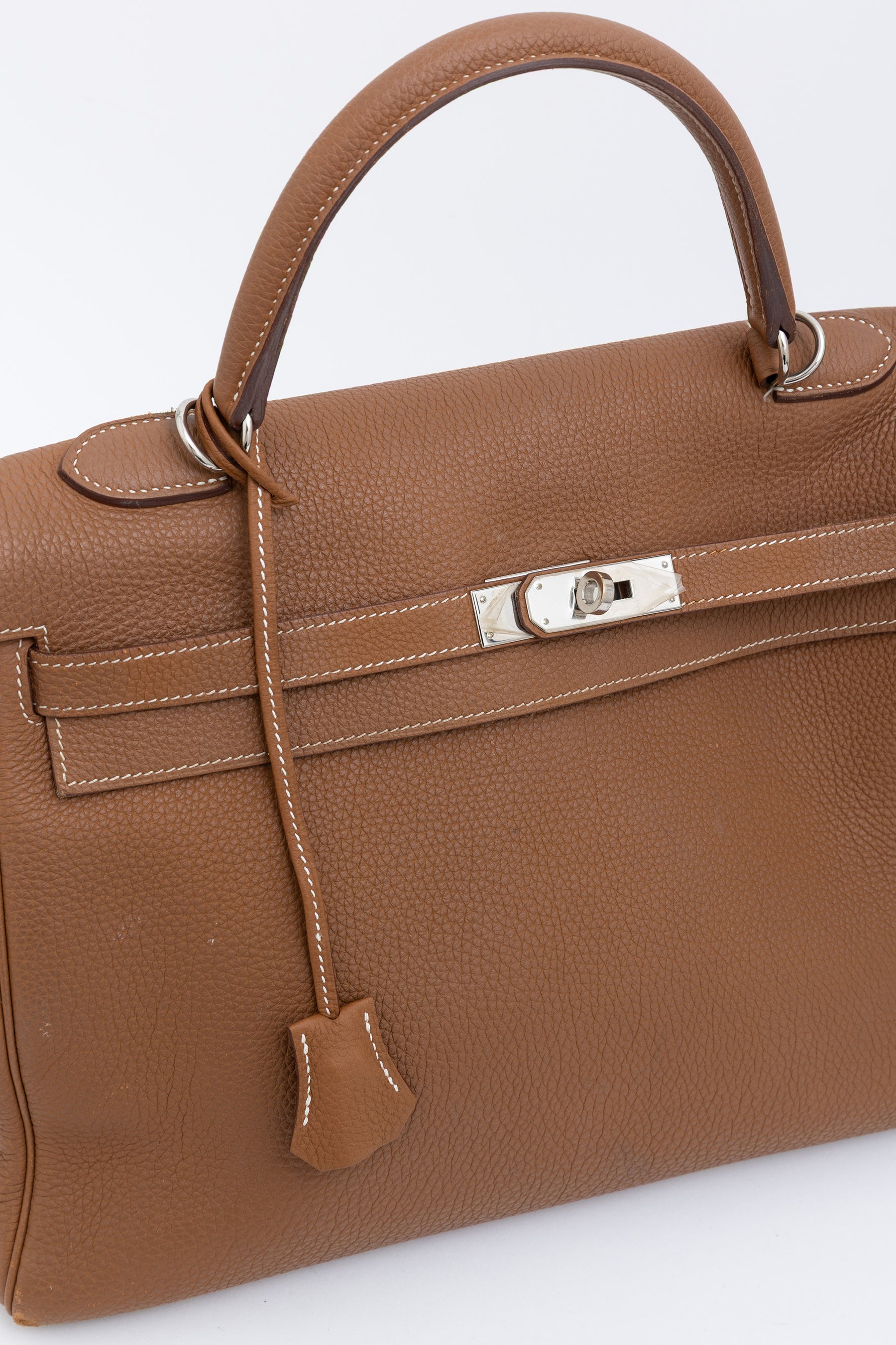 Gold Togo Leather Kelly 35